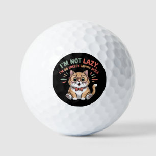 Balles De Golf Chat en mode d'économie d'énergie