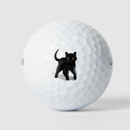 Balles De Golf Chat noir