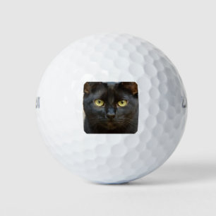 Balles De Golf chat noir