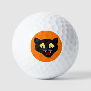 Balles De Golf Chat noir d'Halloween