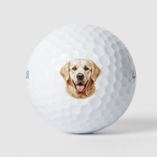 Balles De Golf Chaussettes de chien personnalisées Golden Retriev