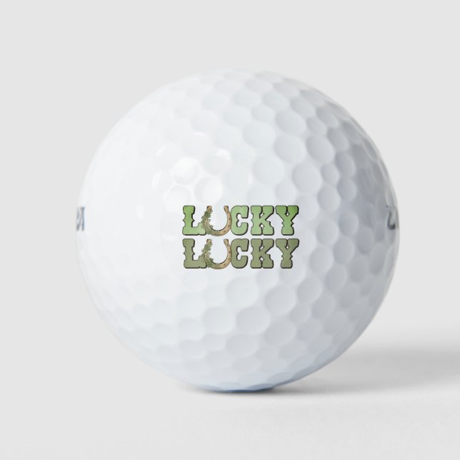 Balles De Golf Chaussure Lucky Horse (Devant)