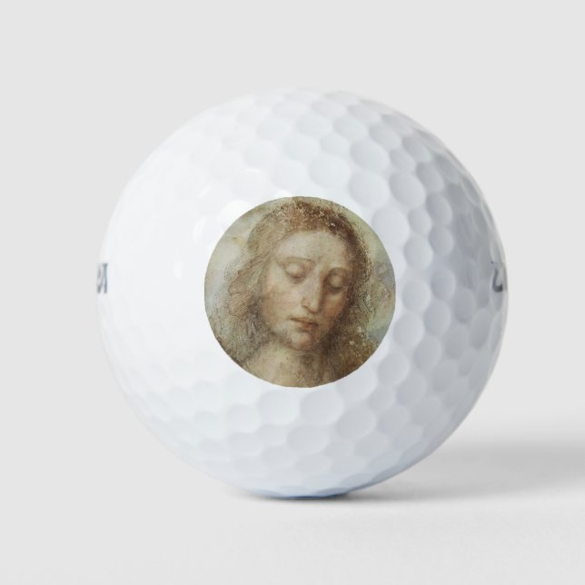 Balles De Golf Chef du Christ (Christianisme) (Léonard de Vinci) (Devant)