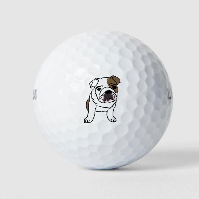 Balles De Golf Chemises Cadeaux Bulldog anglais Nope Lazy English (Devant)
