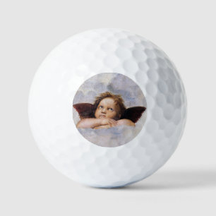 Balles De Golf Chérubins, anges ailés peinture de Raffael