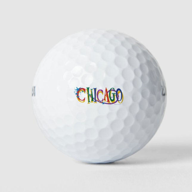 Balles De Golf Chicago Stars (Devant)