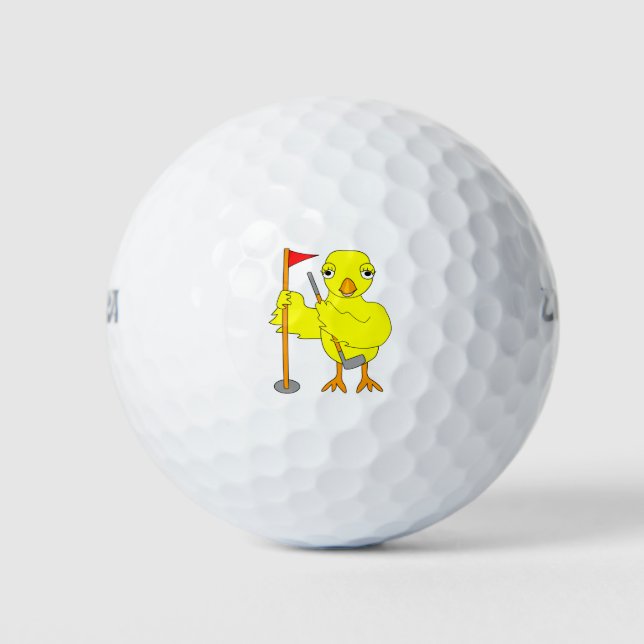 Balles De Golf Chick Golfeur (Devant)