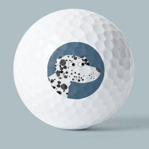 Balles De Golf Chien dalmate amusant
