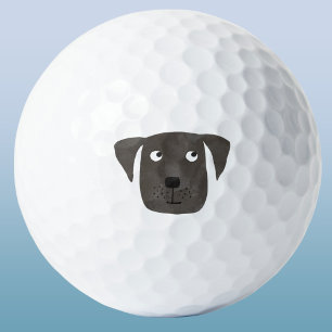 Balles De Golf Chien de dessin animé amusant