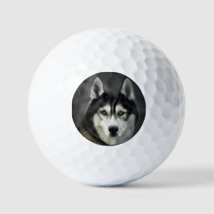 Balles De Golf Chien Husky Gros Chien Animal Animateur Animé