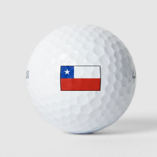 Balles De Golf Chili - Drapeau national - Actuel