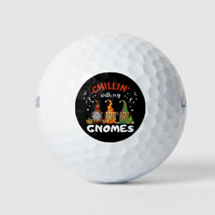 Balles De Golf Chillin Avec Mes Gnomes Noël