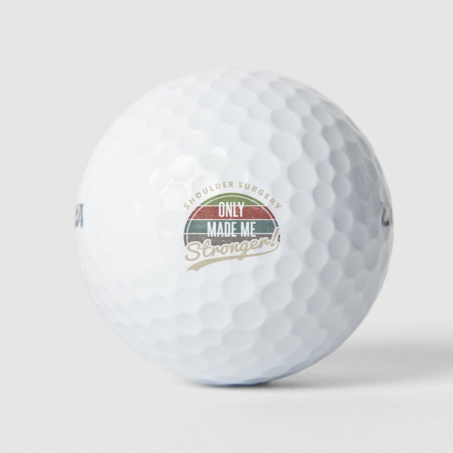 Balles De Golf Chirurgie de l'épaule plus forte (Devant)