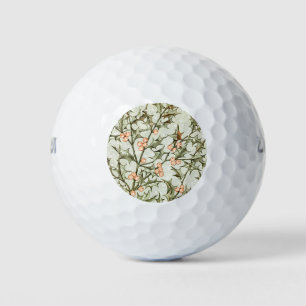 Balles De Golf Christmas Holly Jolie Antique Salutation