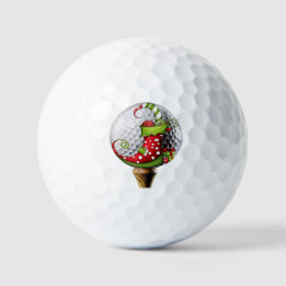 Balles De Golf Christmas Stocking