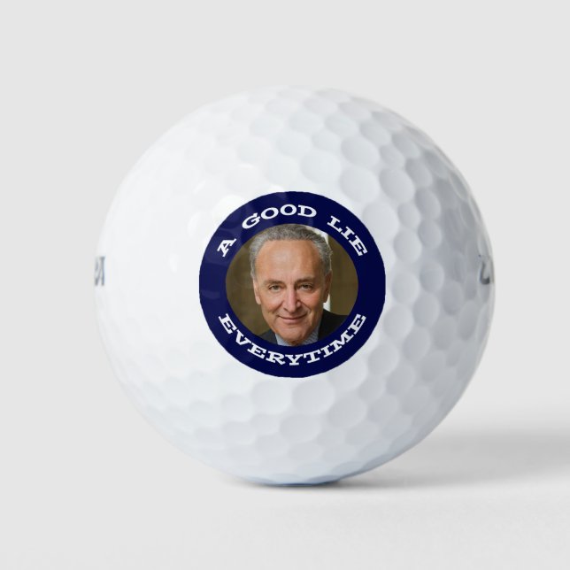 Balles De Golf Chuck Schumer Bon mensonge (Devant)