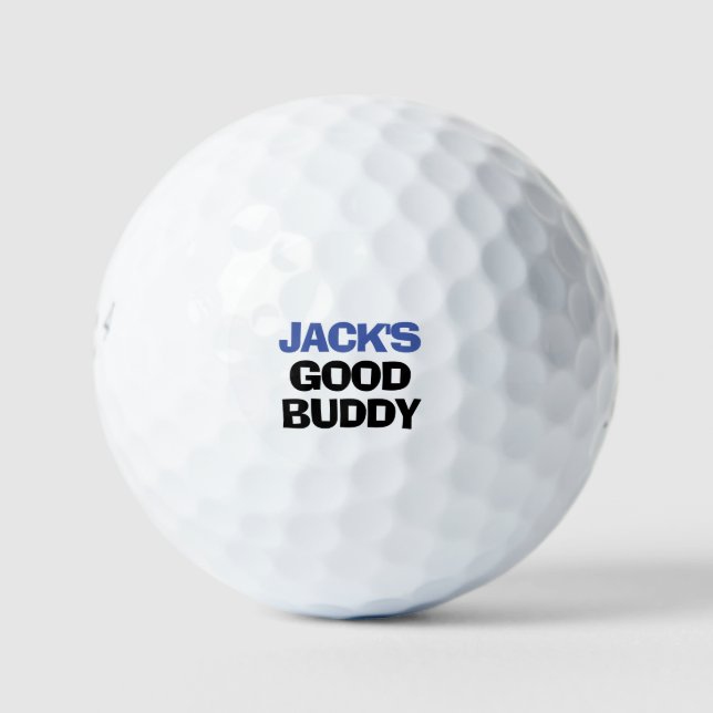 Balles De Golf Citation amusante Good Buddy Personnalisé (Devant)