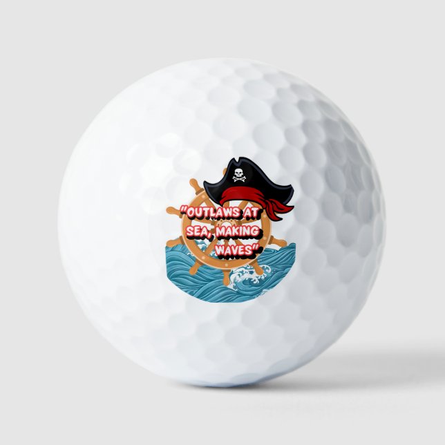 Balles De Golf citation pirate (Recto)
