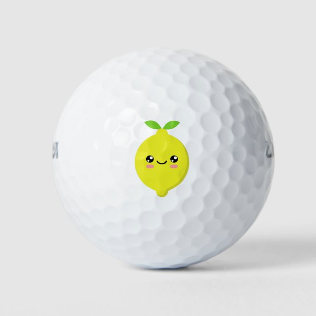 Balles De Golf Citron (Devant)
