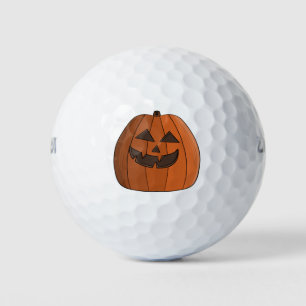 Balles De Golf Citrouille Cool