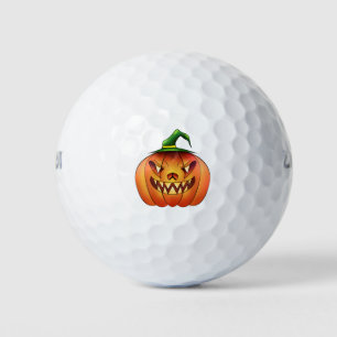 Balles De Golf Citrouille d'Halloween