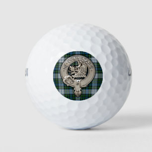 Balles De Golf Clan Campbell Crest & Dress Tartan