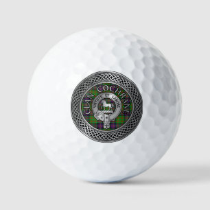 Balles De Golf Clan Cochrane Crest & Tartan Knot