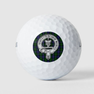 Balles De Golf Clan Donnachaidh (Robertson) Crest /Hunting Tartan