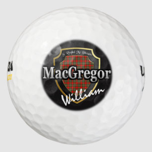 Balles De Golf Clan écossais MacGregor Personnalisez votre nom