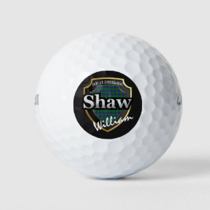 Balles De Golf Clan écossais Shaw Personnalisez Votre Nom