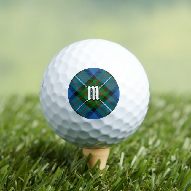 Balles De Golf Clan Ferguson Tartan Golf Balls (T-shirt Insitu)