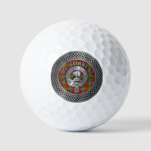 Balles De Golf Clan Forrester Foster Crest & Tartan Knot