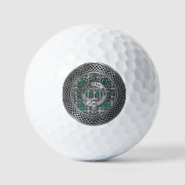 Balles De Golf Clan MacDowall Crest & Tartan Knot