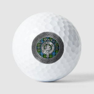 Balles De Golf Clan MacKenzie Crest & Tartan Knot