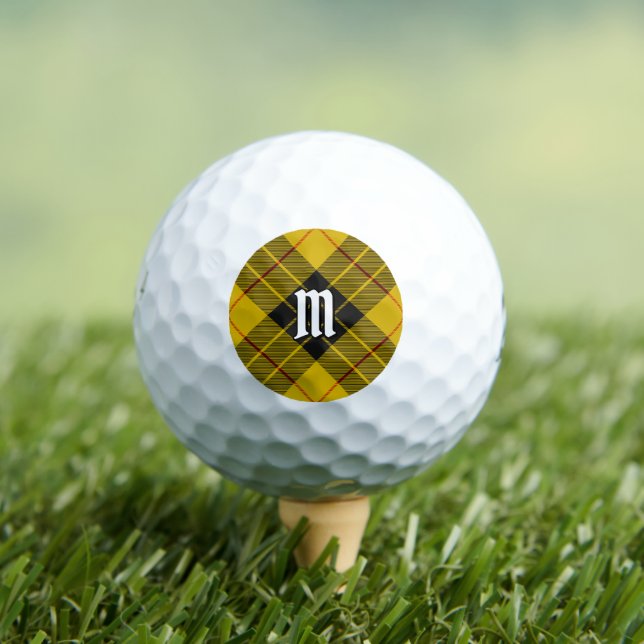 Balles De Golf Clan Macleod de Lewis Tartan (T-shirt Insitu)