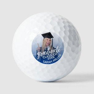Balles De Golf Classe de 2025 Photo & Nom Graduation personnalisé