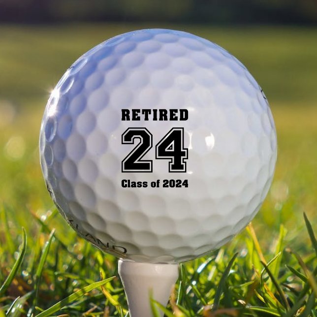 Balles De Golf Classe retraitée de sports collégiaux 2024 (Créateur téléchargé)