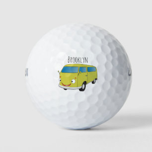 Balles De Golf Classic lime green van cartoon
