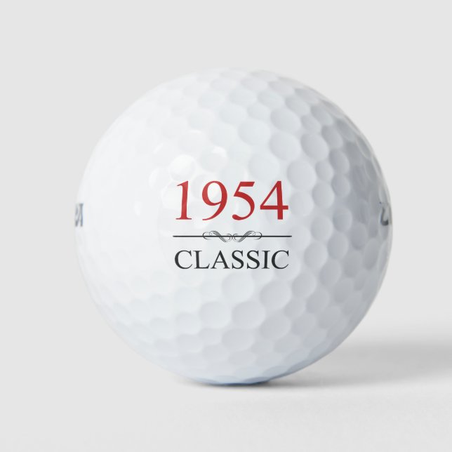 Balles De Golf Classique 1954 70e anniversaire (Devant)