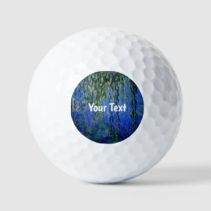 Balles De Golf Claude Monet - Nymphéas avec saule pleureur