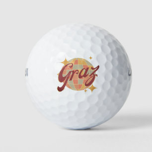 Balles De Golf Club de golf Graz Austria Retro