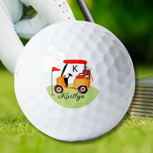 Balles De Golf Clubs de golf personnalisés Dames Golf Nom Golf (Créateur téléchargé)