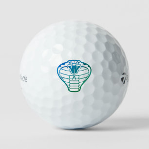Balles De Golf Cobra serpent Green Illustration Boa Reptile