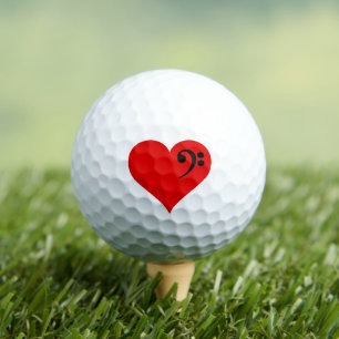 Balles De Golf Coeur de basse