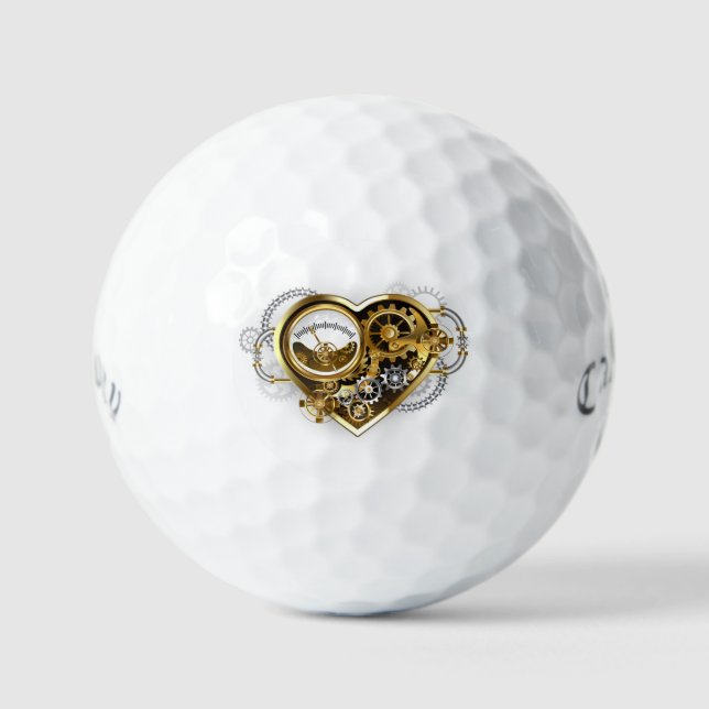Balles De Golf Coeur vapeur avec un manomètre (Recto)