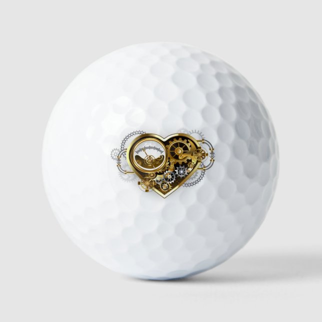 Balles De Golf Coeur vapeur avec un manomètre (Recto)