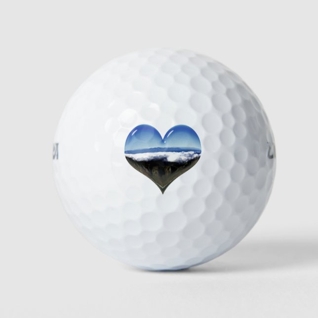 Balles De Golf Coeurs Chrome (Devant)