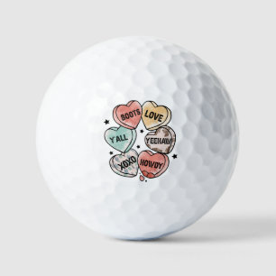 Balles De Golf Coeurs thématiques Cowboy Cowgirl
