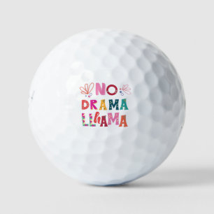 Balles De Golf Colorful no Drama Llama