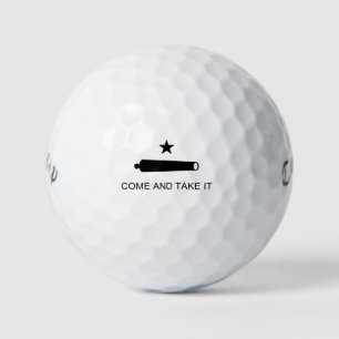 Balles De Golf Come & Take It ! Flag de Texas State